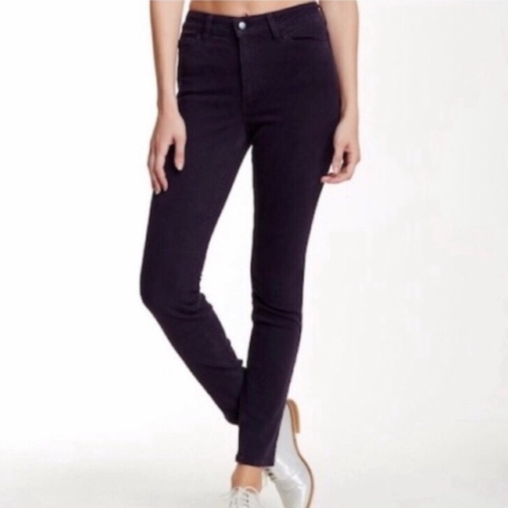 American Apparel Mid Rise Button Fly Stretch Jeans